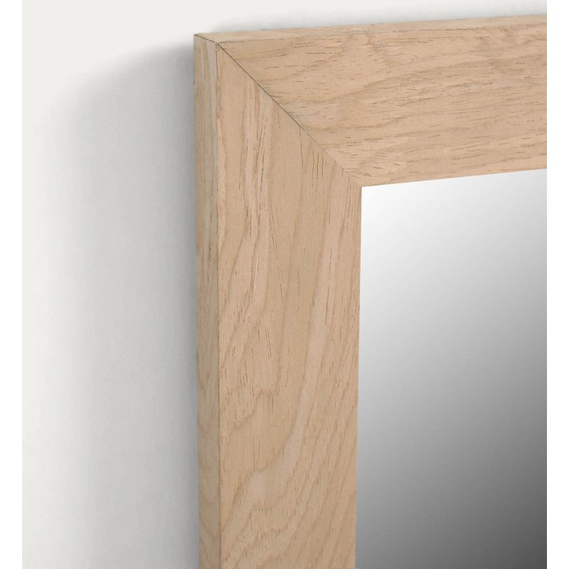 Miroir Wilany 52,5 x 152,5 cm avec finition naturelle