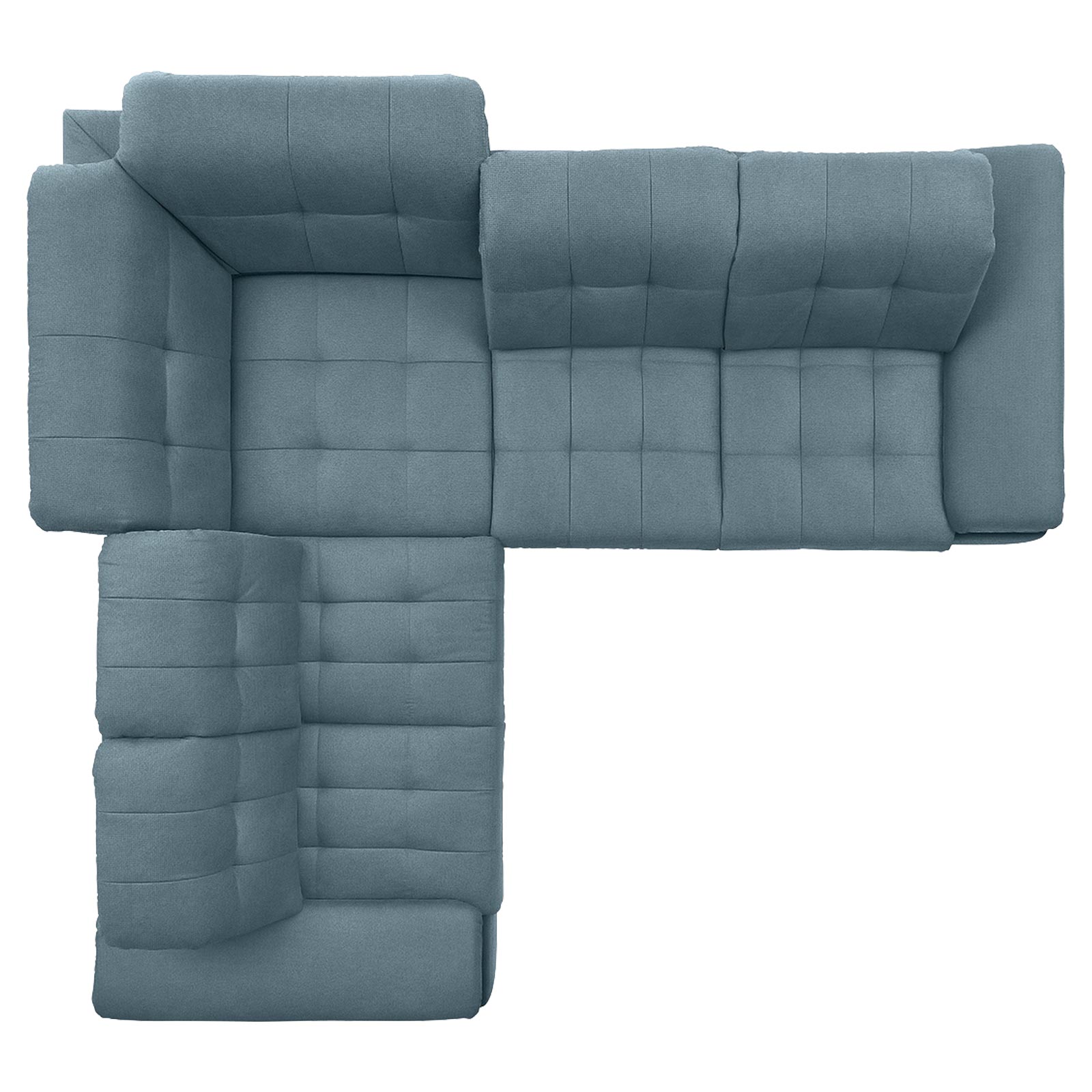 polsterpower Ecksofa - Belle ice - Basismodell - links