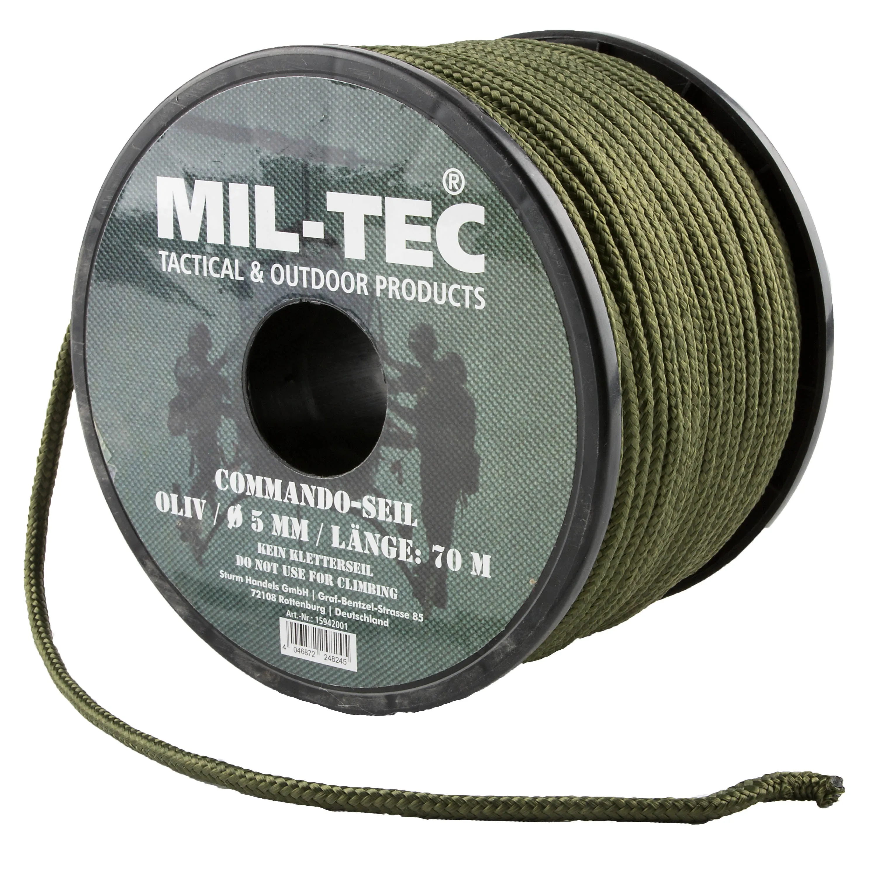 Mil-Tec -  Kommandoseil 5 mm, 70 m