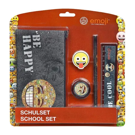 Undercover Schulset Emoji, 5-teilig