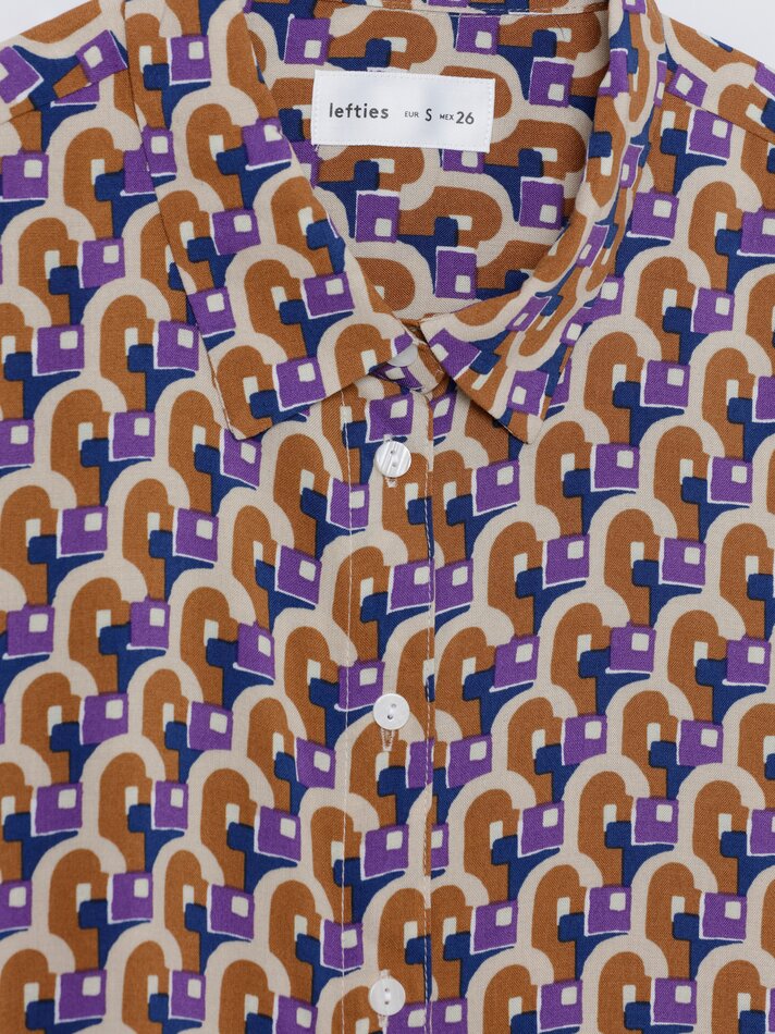 Camisa fluida - Caramelo