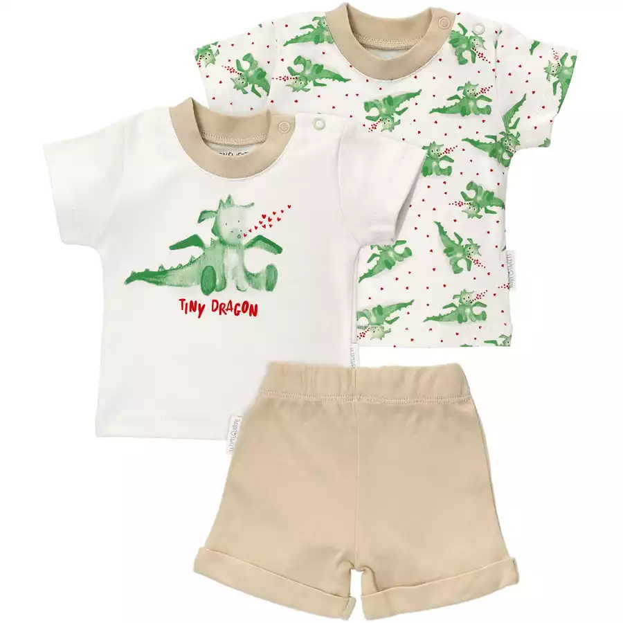 Baby Sweets 3tlg Set Lieblingsstücke grün beige