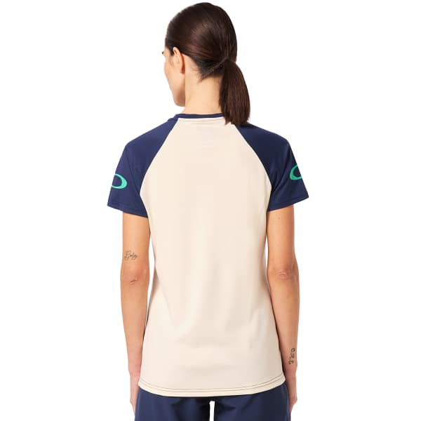 Maillot VTT OAKLEY W FREE RIDE SS JERSEY TEAM NAVY
