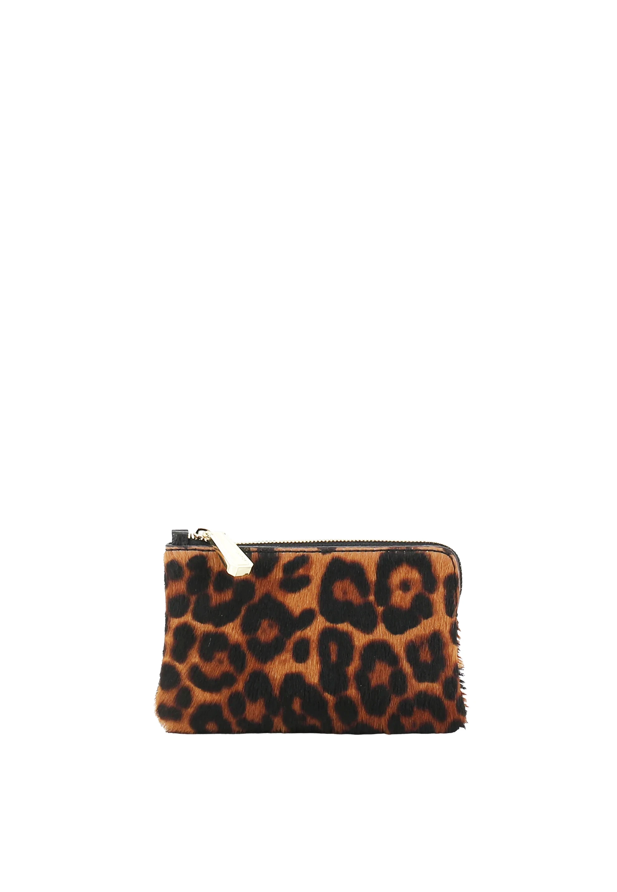 Cosmetic bag Leather Animal Print Standard