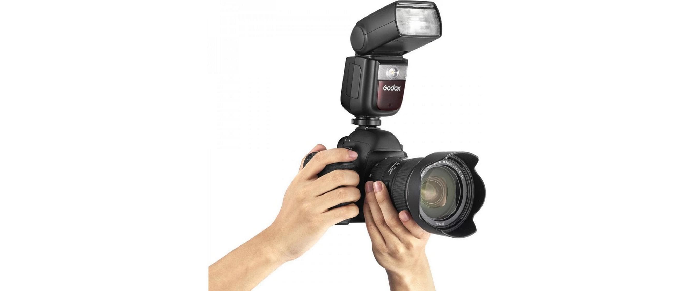 Blitzgerät V860III für Nikon<br>Blitzgerät mit hoher Leitzahl, schneller Recyclingzeit und Li-Ionen-Akku