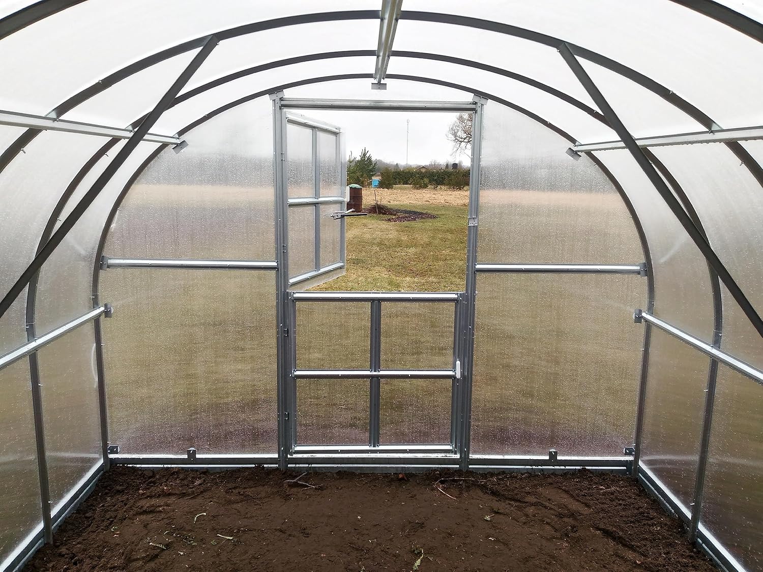 Gewächshaus KLASIKA 18 (3x6m) mit fundamenten und 6mm Polycarbonat