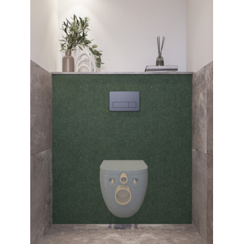 Toilet achterwand spaanplaat vochtwerend 123x120cm 18mm