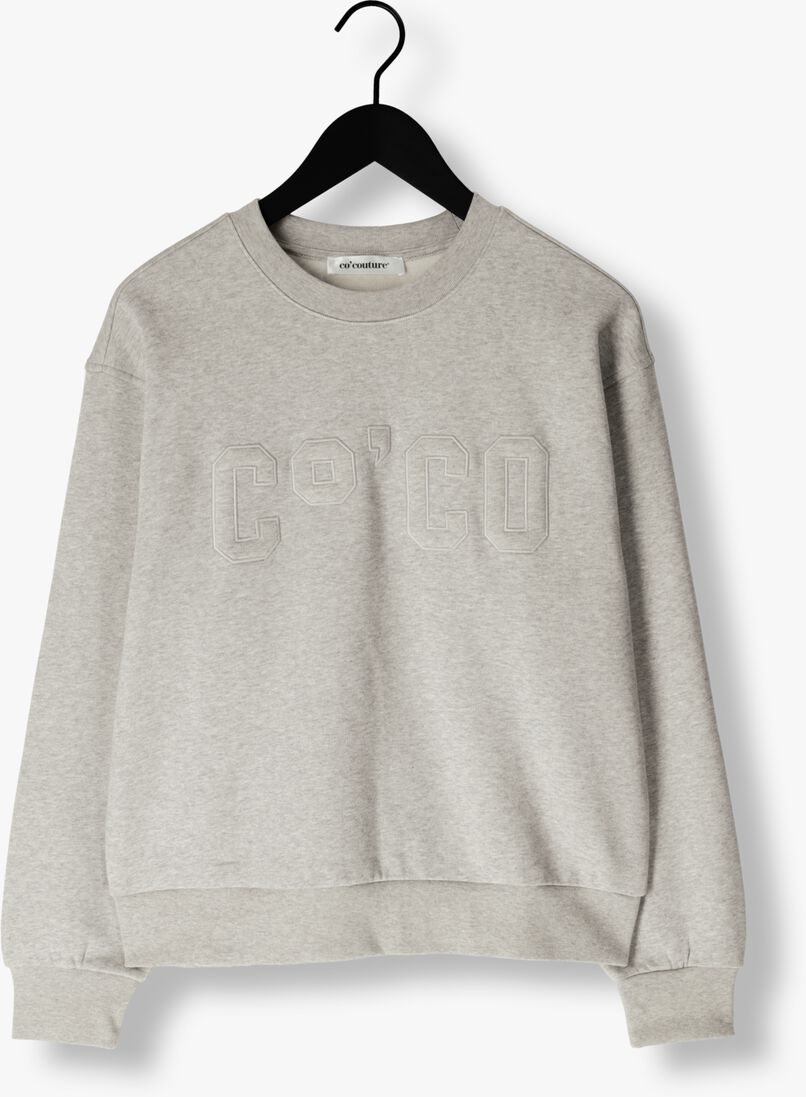 grijze co'couture sweater zoe coco sweat