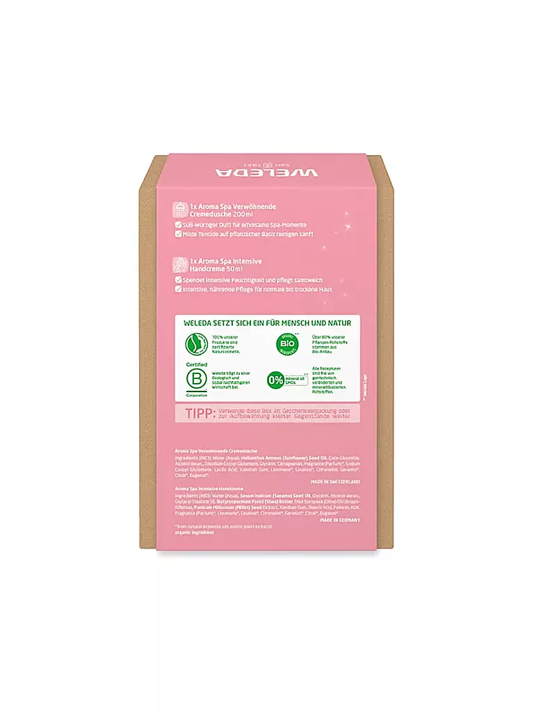 WELEDA Geschenkset - Limited Edition Aroma Spa Shower & Handcreme 200ml / 50ml keine Farbe