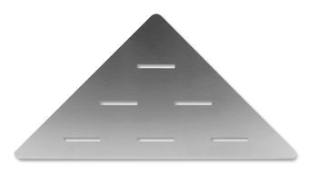 LoooX Corner Shelf hoekplanchet 30x22cm geschikt voor in doucheruimte RVS geborsteld