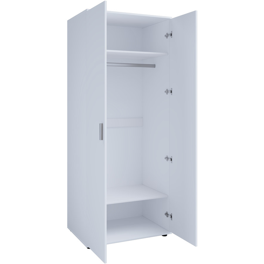 nonjoo. Kleiderschrank Mey 2-türig weiß