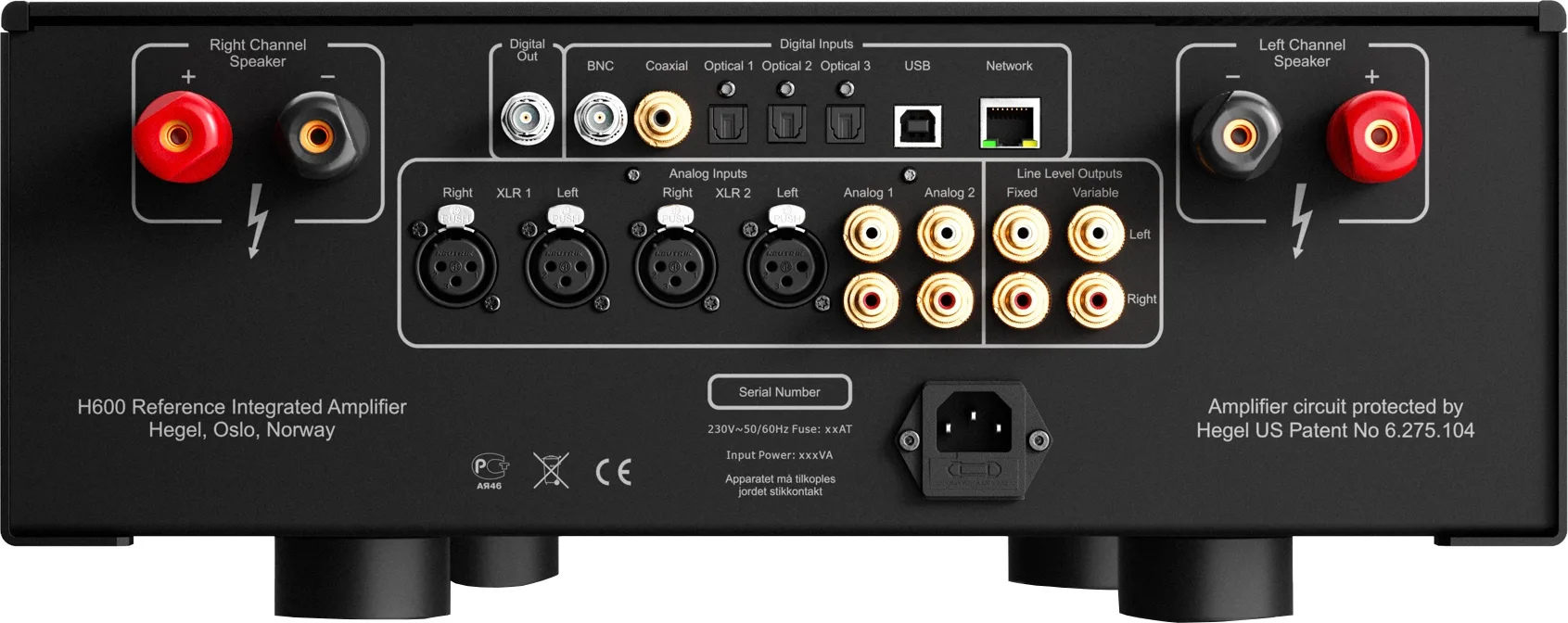 Hegel H600 Amplis hi-fi stéréo