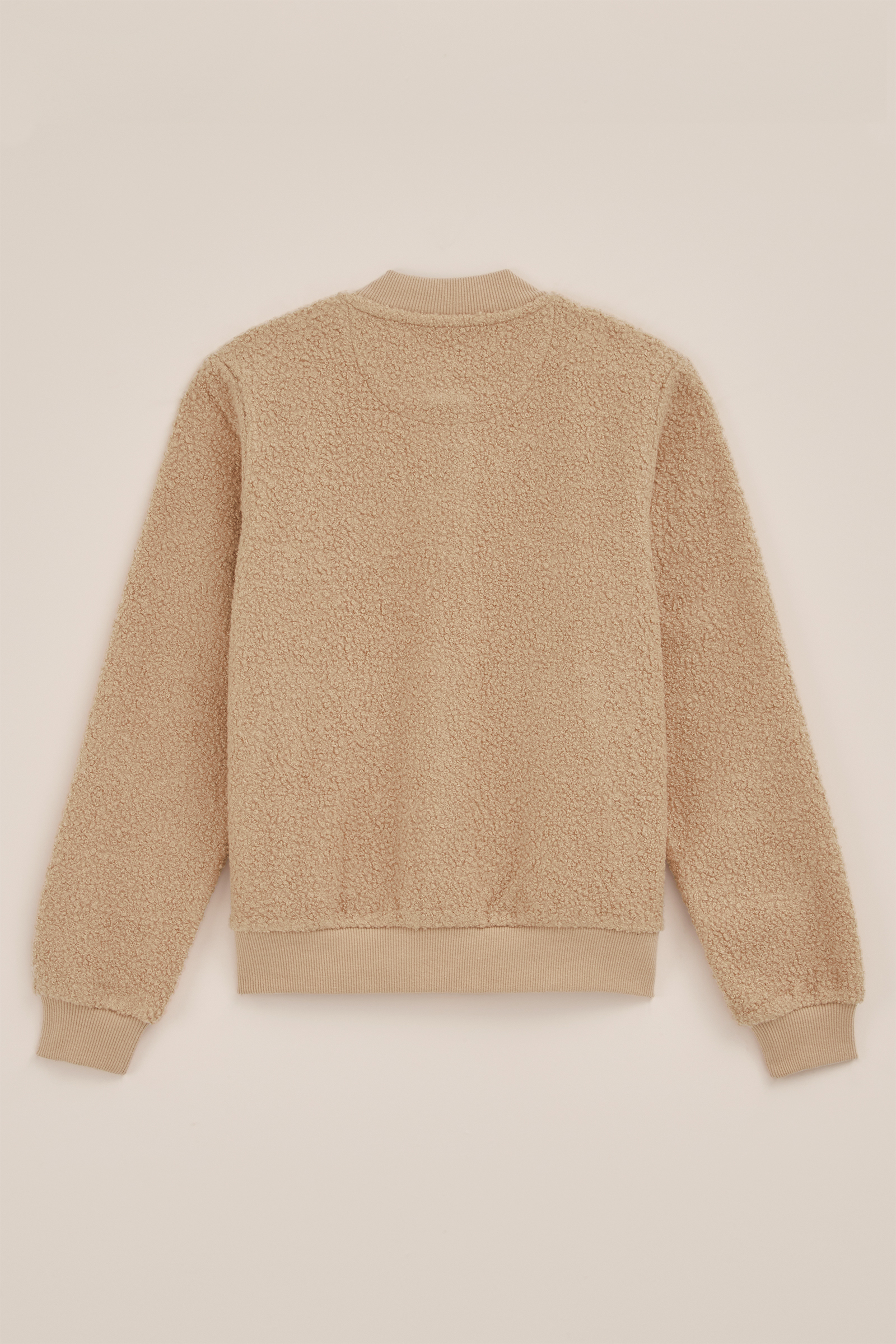 Meisjes teddy bombervest WE Fashion Beige