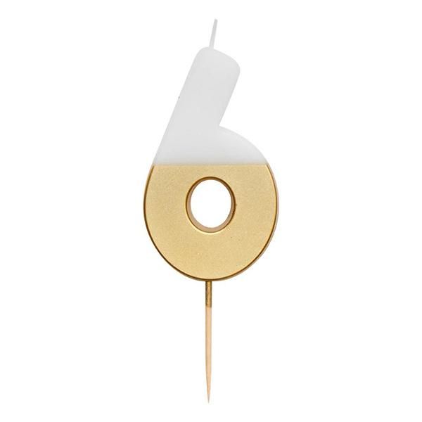 Talking Tables Vela White & Gold Nº6 - 170129878