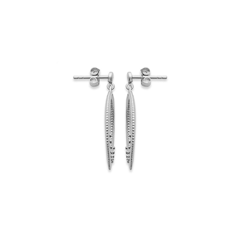 Boucles d'oreilles plaqué or ou argent VICTORIA - Bijoux Privés Discovery