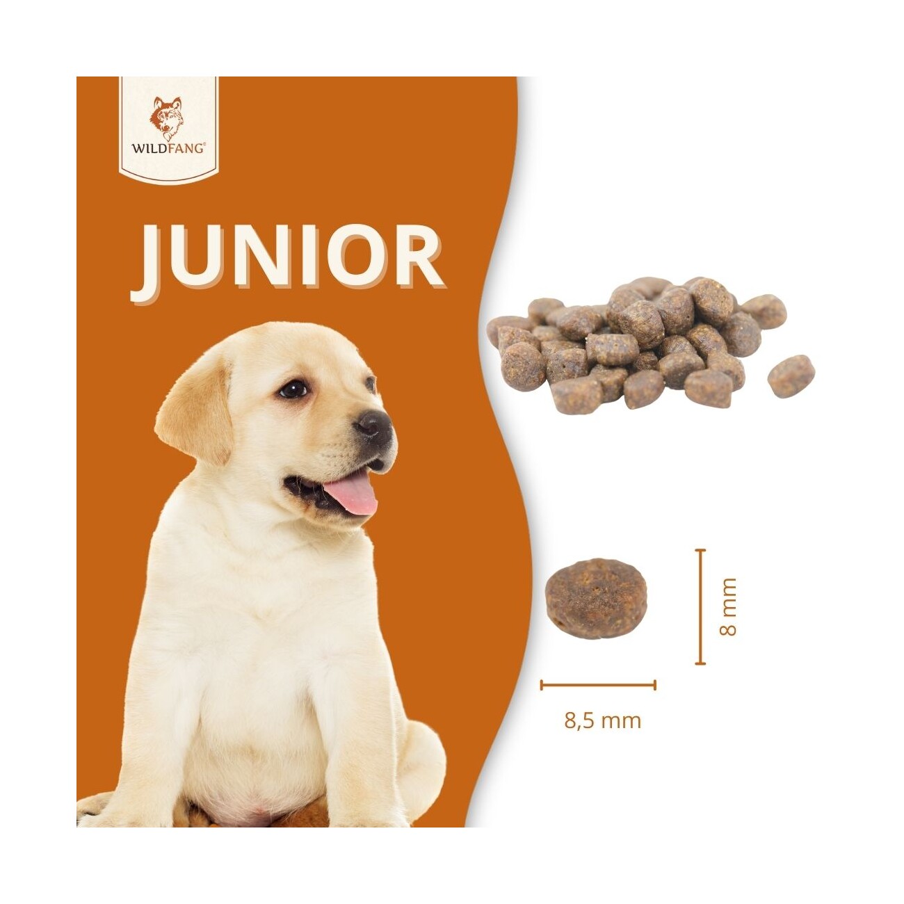Wildfang ® Junior Trockenfutter mit Huhn 2x2 kg
