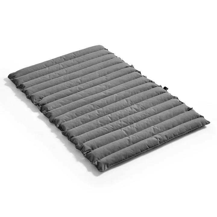 HAY - Traverse Quilted Auflage für Outdoor Lounge Stuhl, black pepper