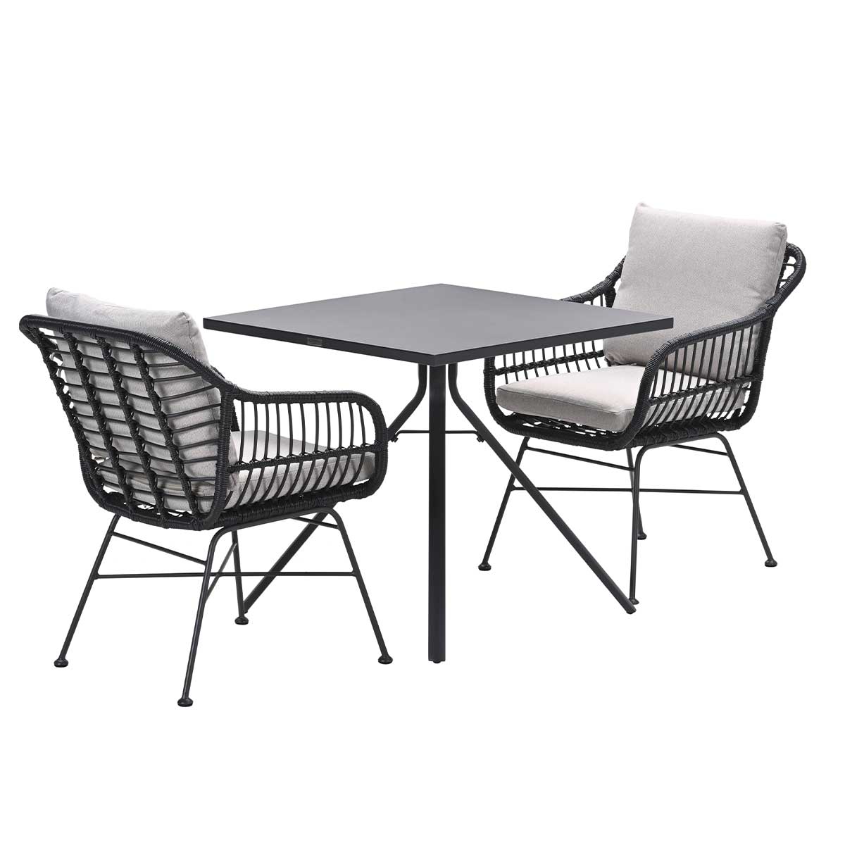 Garden Impressions Lucas Rimini 3-delige tuinset - Black