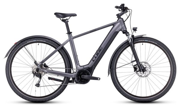 VTC Électrique Cube Nuride Hybrid Performance 625 Allroad Shimano Alivio 9V 625 Wh 29'' Gris