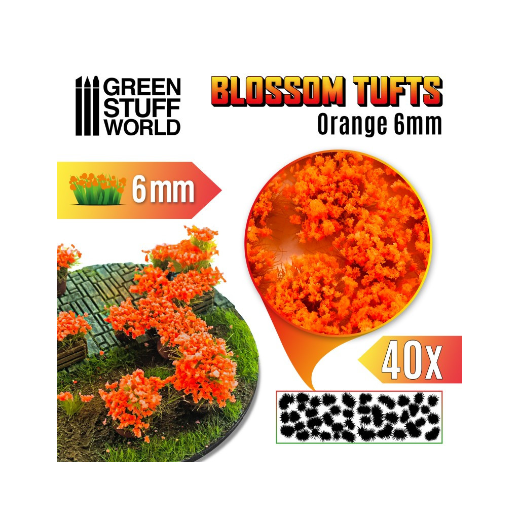 Green Stuff World - Touffes de Fleurs - 6mm