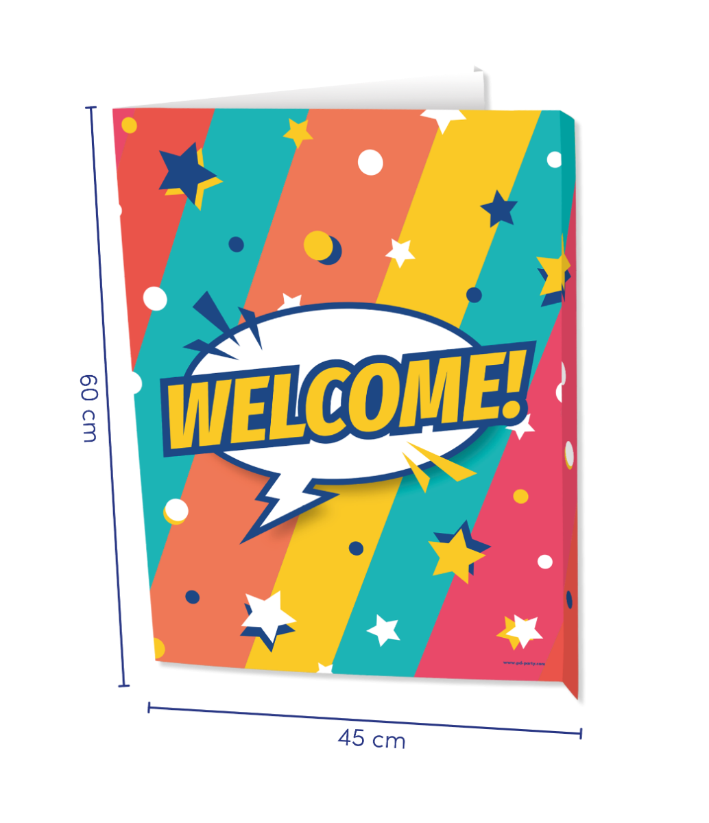 Window signs Welcome 60cm
