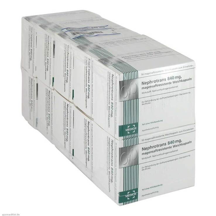 Nephrotrans 840 mg magensaftresistente Kapseln, 500 St