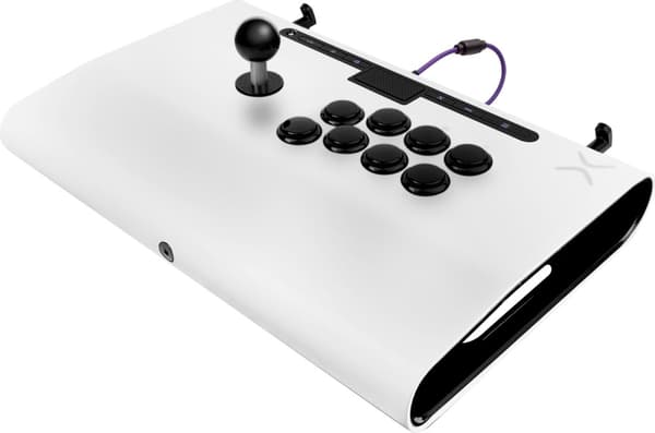 PDP Gaming Victrix Pro FS Arcade Fight Stick - spillkontroller, hvit, PS4 / PS5 / PC