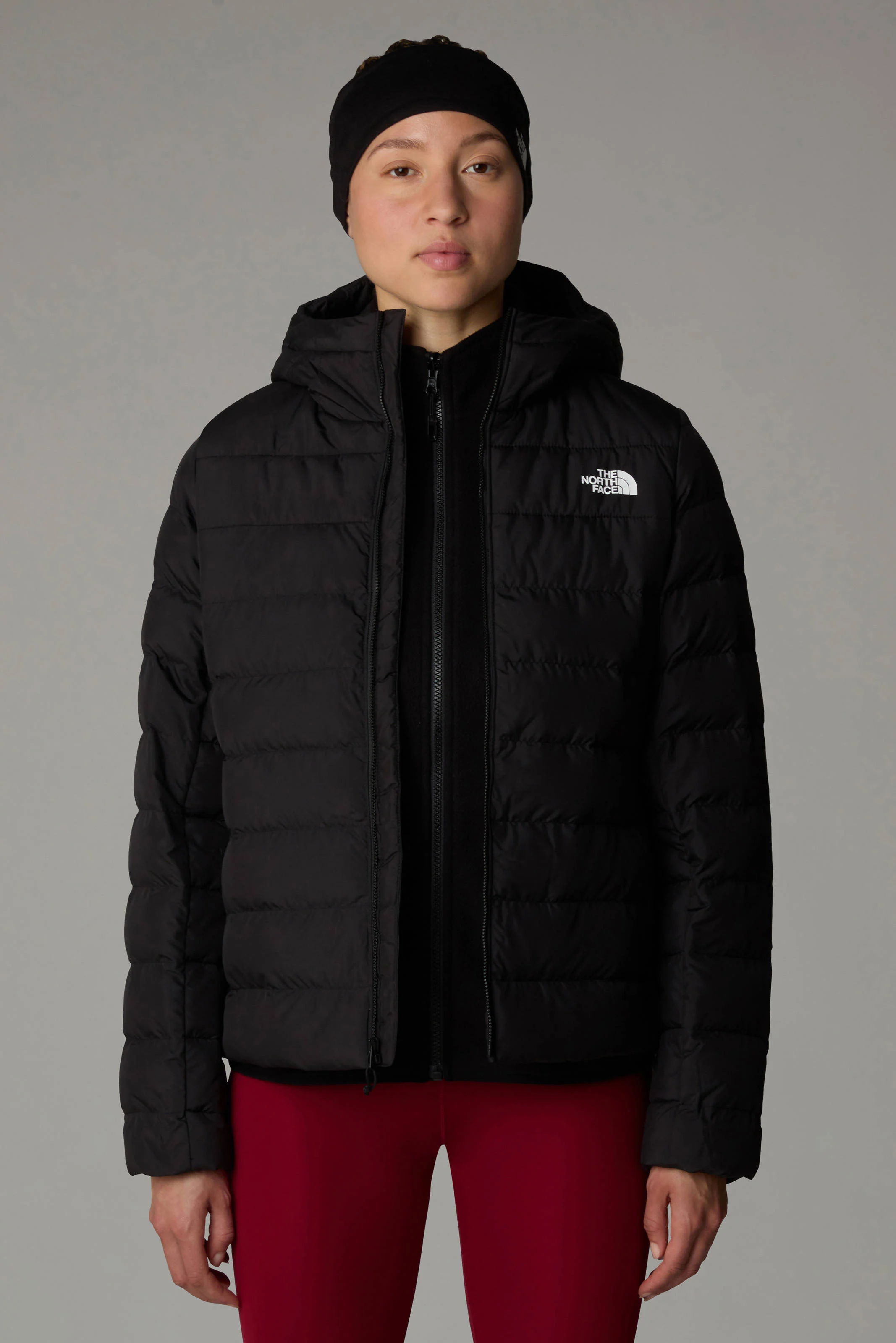 The North Face gewatteerde jas Aconcagua zwart