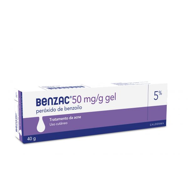 Benzac AC5 Gel de Rosto Tratamento do Acne 5% 40g