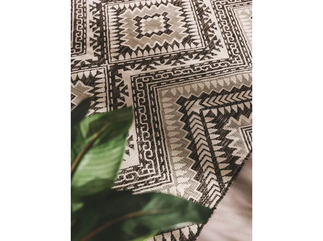 Tapis d'extérieur & intérieur Cleo Noir 200x300 cm