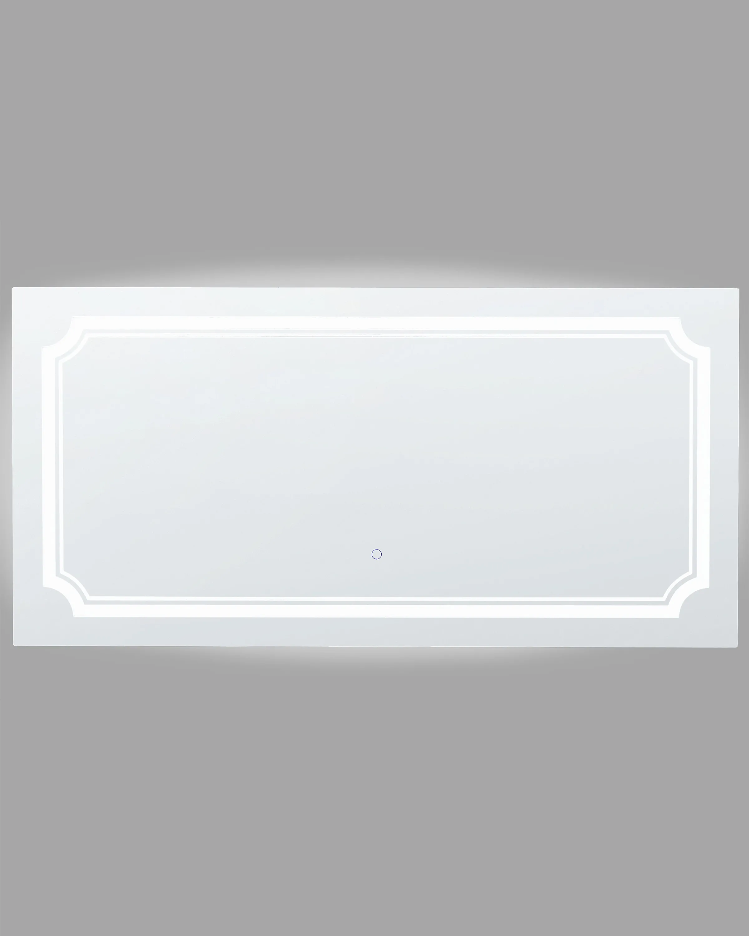 LED badkamerspiegel ARROMACHNES 120 cm 60 cm Zilver