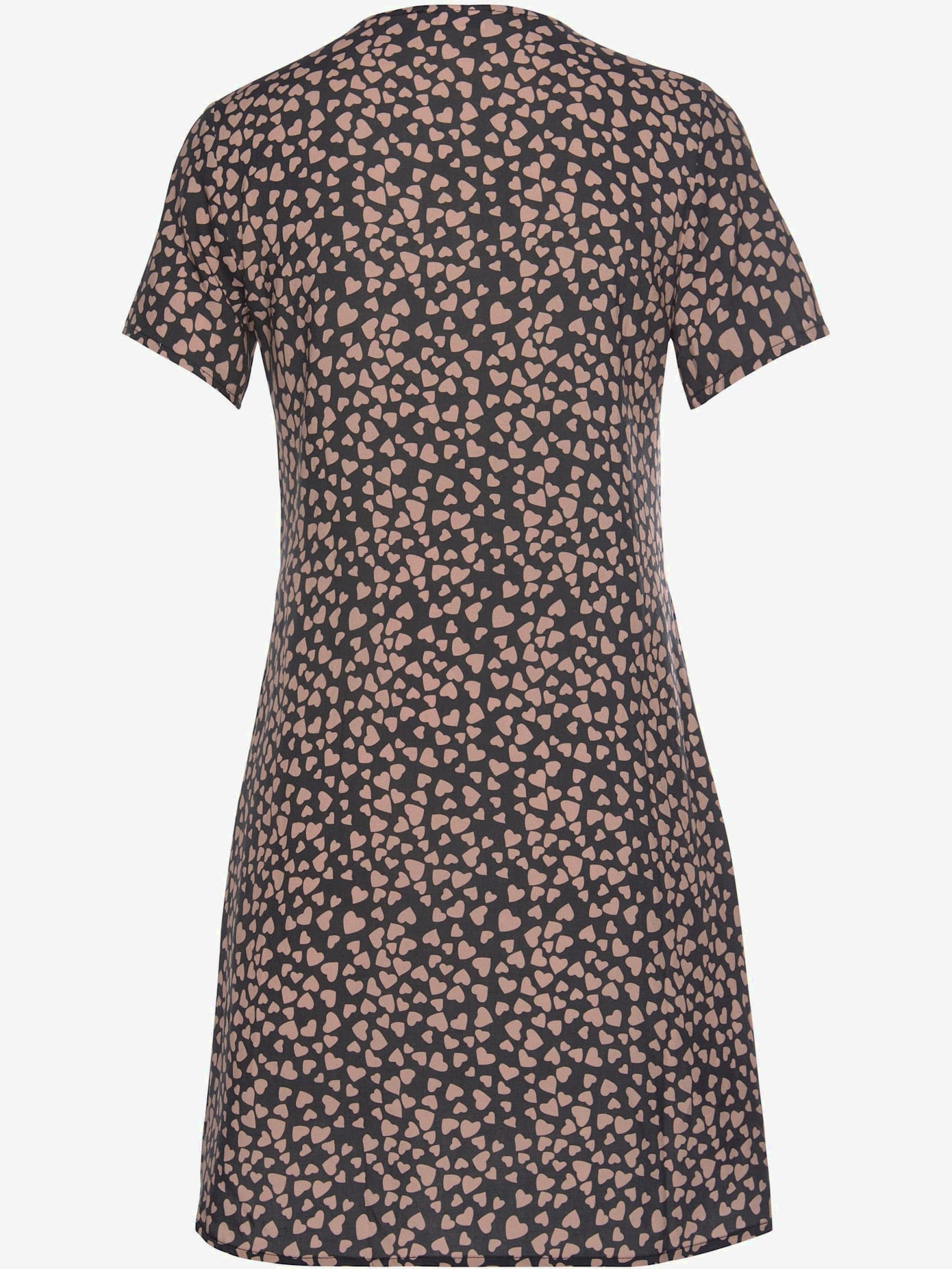 Robe chemisier robe t-shirt décontractée à col v