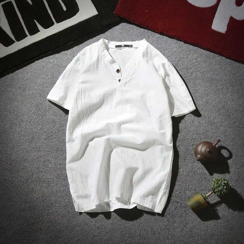 YIKES - Effen T-shirt met korte mouwen