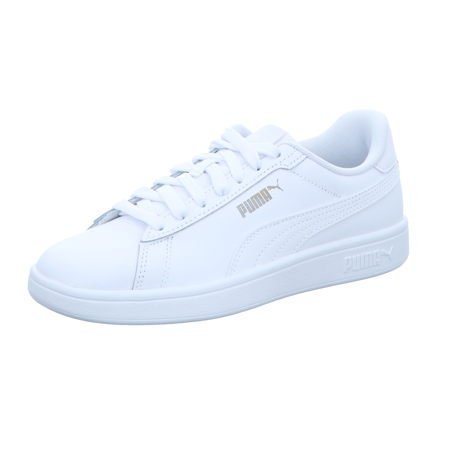 Puma Damen-Sneaker-Schnürhalbschuh Puma Smash 3.0 L Weiß