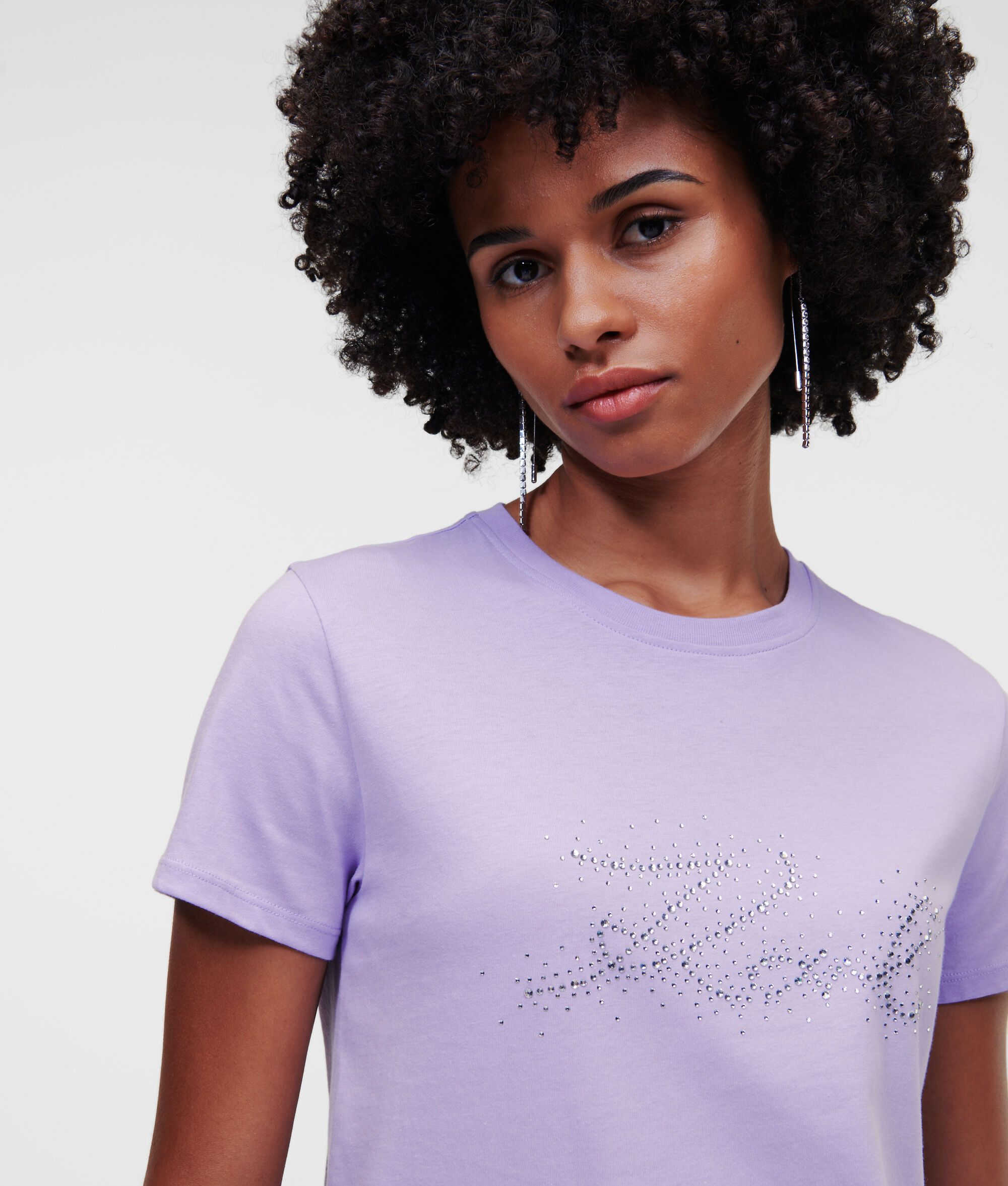 T-SHIRT SIGNATURE EN STRASS