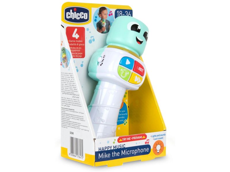Chicco Musikspielzeug Mike das Mikrofon Musikalisches Spielzeug