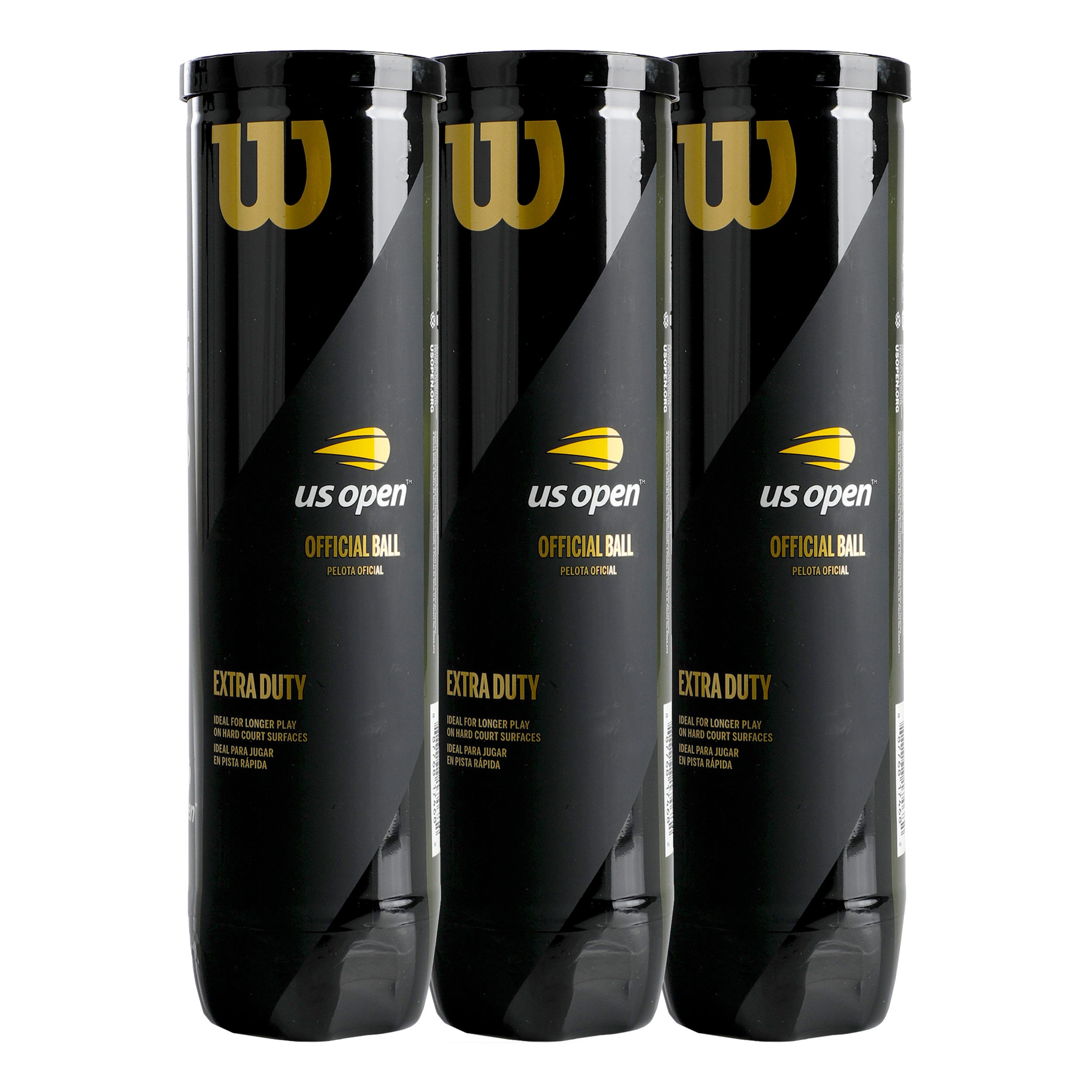 Wilson US Open 3 Tubes De 4