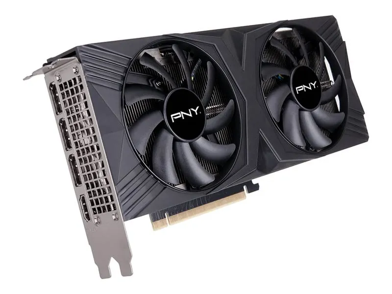 PNY Geforce RTX 4070 SUPER 12GB - VERTO Overclocked Dual Fan Edition - grafikkort - GeForce RTX 4070 Super - 12 GB GDDR6X - PCIe 4.0 x16 - 3 x DisplayPort, HDMI
