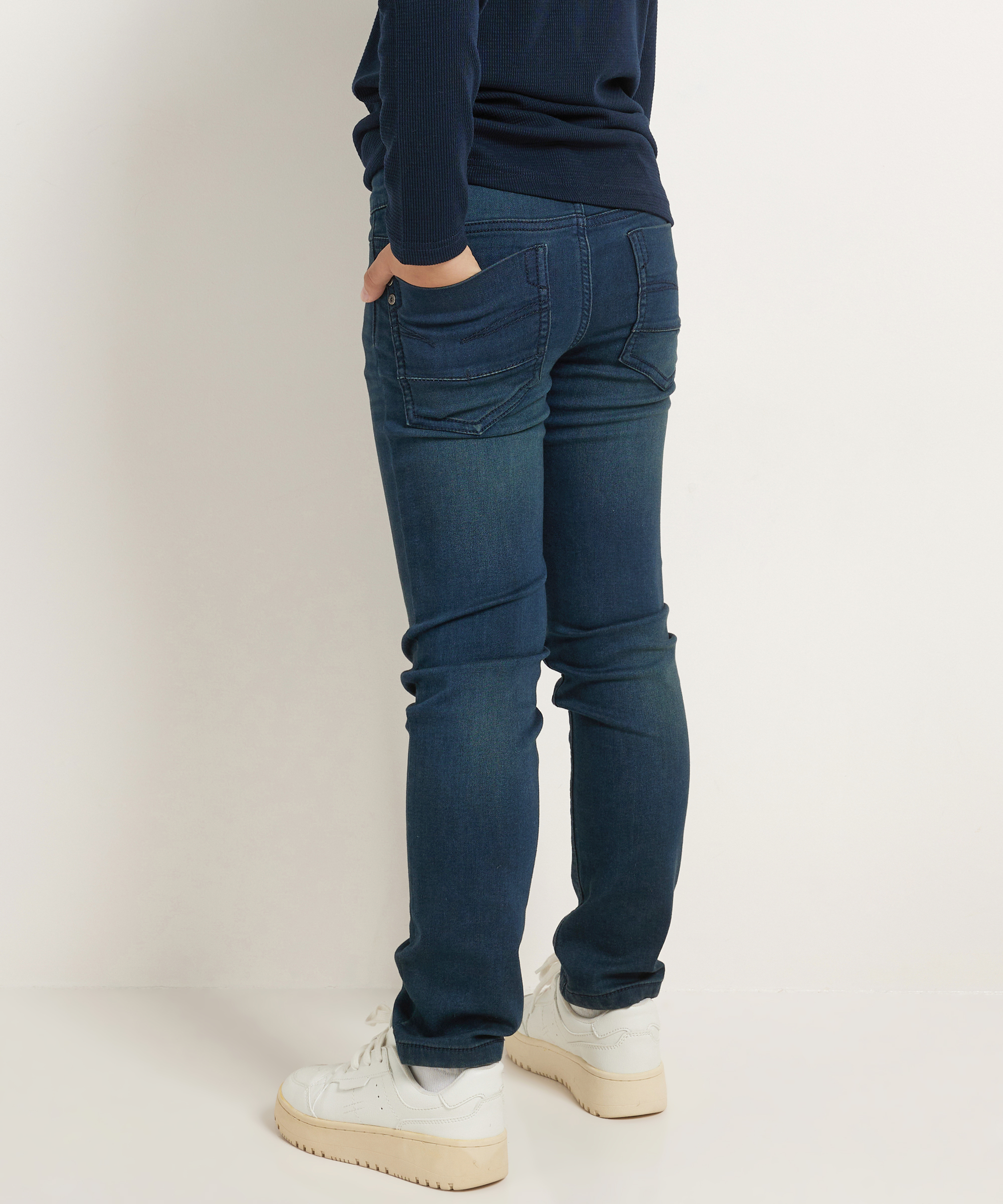 slim fit jogg jeans - donker