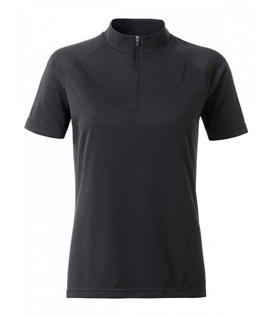 maillot cycliste zippé - FEMME - JN511 - noir