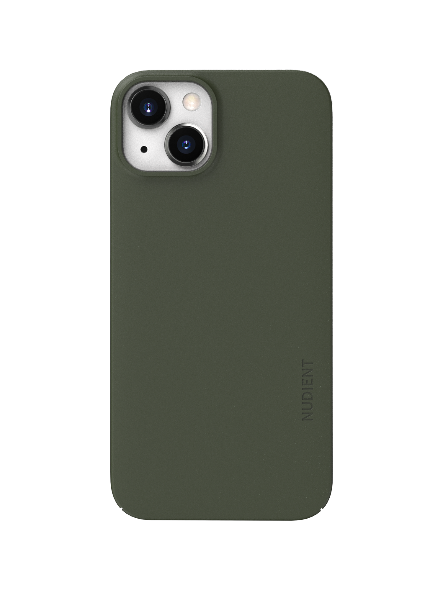 Thin mobilcover iPhone 13 | Polykarbonat. | Moss Green | NUDIENT