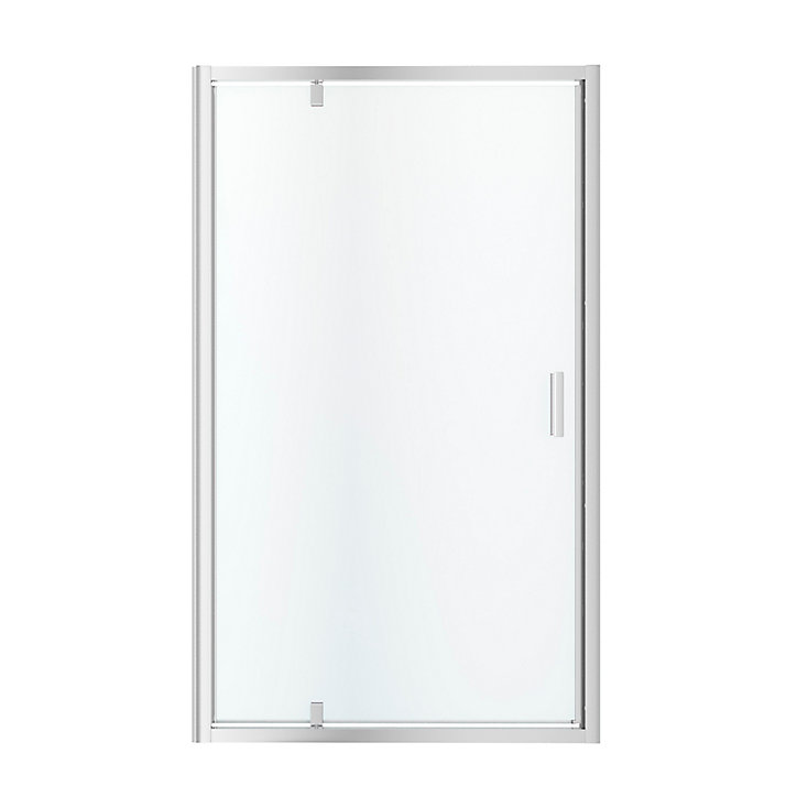 Porte de douche pivotante GoodHome Beloya transparente 120 cm