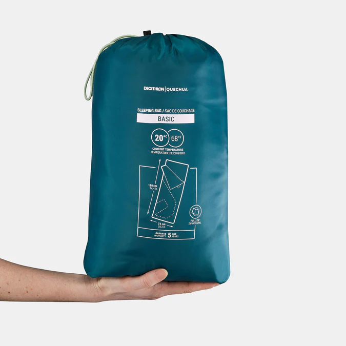 Decathlon Quechua - Saco de dormir Quechua Arpenaz 68°F