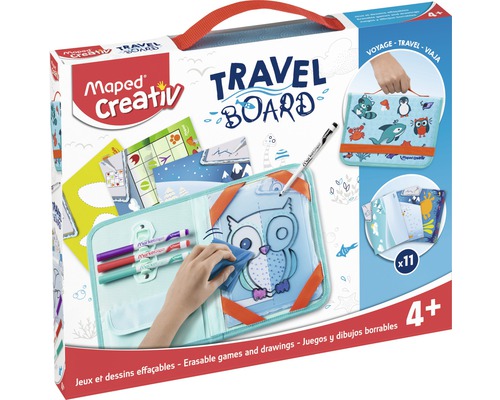 Creatieve set tekeningen Reisbord