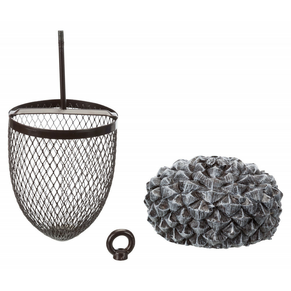 Mangeoire arachide en forme de gland pour oiseaux .