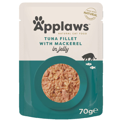 Applaws Pouch Tuna & Mackerel in Jelly 70g