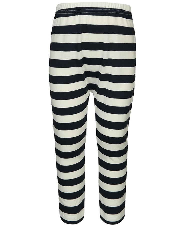 Jersey-Hose SLOUCH gestreift in marine/weiß