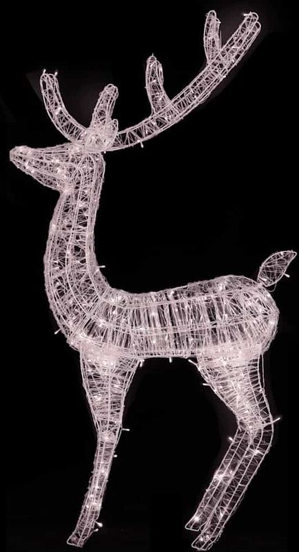 VidaXL-Kerstdecoratie-rendier-250-LED's-warmwit-180-cm-acryl