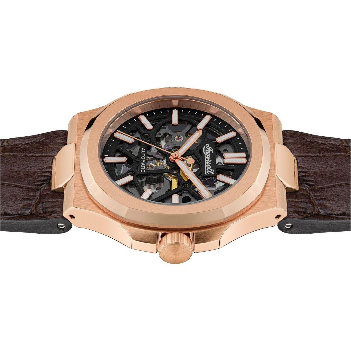 Ingersoll 1892 Catalina Brown Rose Gold Watch I12505