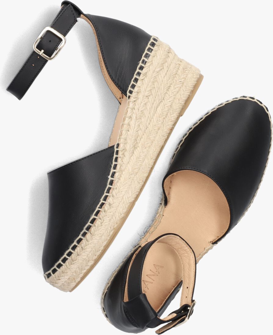 zwarte ayana espadrilles yu689
